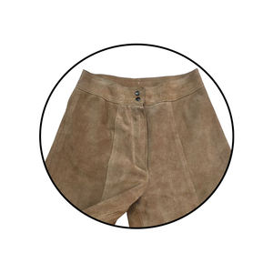 Culottes de cintura alta de moda para hombre, cuero fino informal con botones sólidos, precio - Product Image 3