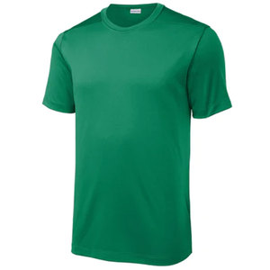 Camiseta de manga corta verde Kelly para hombre, camiseta de rendimiento Supercharge, competidor, algodón, poliéster, impresión Digital - Product Image 1