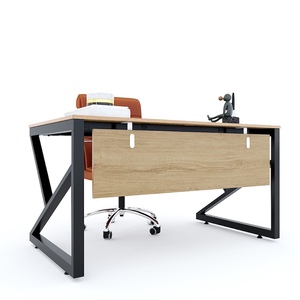 Kconcept HBKC033 140x80cm Plywood Desk with Adjustable Iron Legs Extendable and Detachable Featuring Drawer for School Use - Product Image 4