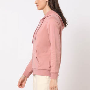 Sudadera con Capucha Personalizada para Mujer, MOQ Bajo, Color Liso, Ropa Casual, Sudaderas con Capucha para Mujer, 2026 - Product Image 3