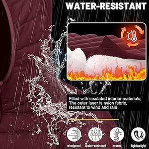 Mens Quilted Lined Puffer <b>Jacket</b> Lightweight <b>Packable</b> Winter Coat Hood Customizable Design Factory Direct Supply mens puffer - Product Image 3