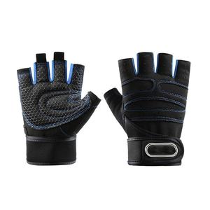 Gants de fitness demi-doigts pour musculation haltérophilie respirant anti-dérapant gants de vélo de gymnastique pour hommes en cuir - Product Image 3