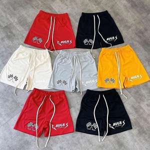 Short athlétique en maille de fitness personnalisé pour homme Short de jogging respirant à séchage rapide High Street 100% coton Sublimation - Product Image 4