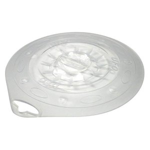 Ufo Silicone Suction Cup <b>Pot</b> <b>Lid</b> 20 Cm Translucent White Dishwasher Safe - Product Image 1