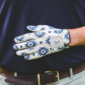Gants de golf en cuir souple de haute qualité, ajustables avec fermeture auto-agrippante, pour homme droitier, légers, best-seller - Product Image 5
