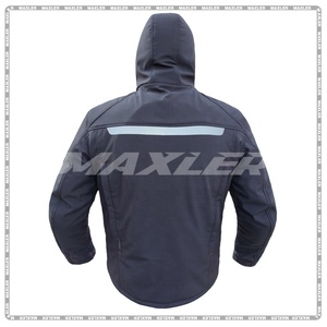 Veste de moto softshell respirante et imperméable pour les motards urbains et les opérations de livraison. - Product Image 4