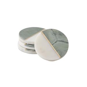 Vente en gros de sous-verres en marbre naturel de qualité supérieure sous-verres en marbre véritable en marbre blanc tendance à la mode à bas prix - Product Image 5