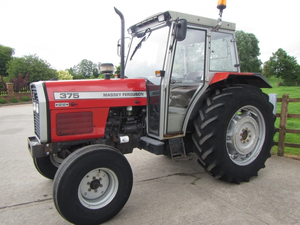 Tractor Agrícola Usado Massey Ferguson 375 de 75HP Diésel MF 2WD/4WD en Venta - Product Image 2