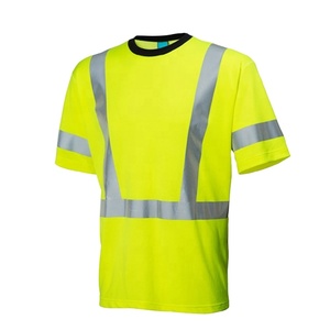 เสื้อยืดนิรภัยแบบระบายอากาศได้ 男女兼用 สำหรับงานอุตสาหกรรม มาตรฐาน ANSI Class 1 พร้อมแถบสะท้อนแสงแบบกำหนดเอง กันน้ำ - Product Image 1