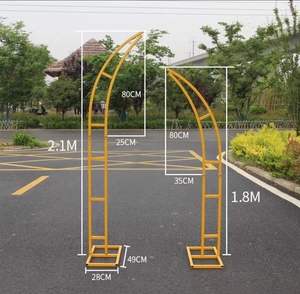 Arche de ballons en tube d'aluminium de 32 mm de diamètre, support de fond portable de 7 à 8 pieds, pour fêtes, mariages, anniversaires, baby shower, sans égal - Product Image 3