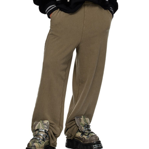 STITCHMODE Fabricación de pantalones para hombre, cintura elástica, pantalones de chándal Acampanados para correr, pantalones de chándal acampanados apilados para hombre, pantalones de Fitness para hombre - Product Image 1