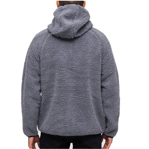 Sweat à capuche zippé en molleton de coton de qualité supérieure pour hommes, sweat-shirt à capuche respirant et surdimensionné pour hommes, nouvel arrivage - Product Image 2