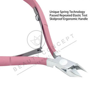 Professional Cuticle Trimmer with Cuticle Pusher Nail Cuticle Remover Nipper Silver Stainless Steel Sharp Blades Manicure Tools - Product Image 5