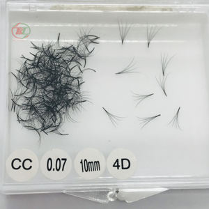 Extensions de cils synthétiques faites à la main T&T Vietnam MF02, 500-1000 pièces, effet naturel, longues, faciles à éventailer, bouquets préfabriqués en vrac - Product Image 1