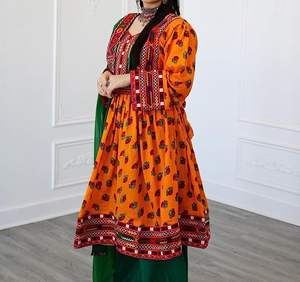 Robe kuchi vintage ethnique tribal, robe de soirée traditionnelle afghane/pakistanaise Kuchi Kochi 3054 - Product Image 6