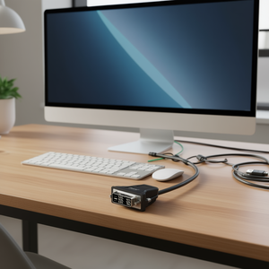 Câble adaptateur vidéo DVI VGA noir 00200340 Catégorie de produits : Adaptateurs et connecteurs - Product Image 3