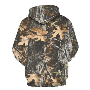 Sudadera con Capucha de Forro Polar Camuflado Personalizada y Duradera para Caza 2026, con Bolsillos Delanteros Divididos para Tiro - Product Image 2