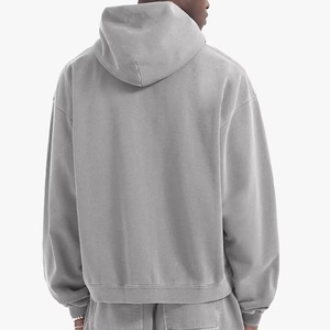 <b>Vintage</b> Zipup Hoodies Manufacturers Unisex <b>Hoodie</b> Puff Print French Terry Cotton Heavyweight Cropped <b>Zip</b> <b>up</b> <b>Hoodie</b> - Product Image 3