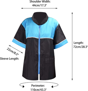 Chaqueta de Peluquería Canina con Cremallera Completa, Bata de Peluquería para Perros y Gatos - Product Image 3