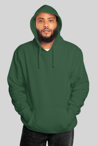 Sweat à capuche en molleton bordeaux coupe droite pour homme, avec ourlet et poignets côtelés, 10 %/90 % PC, 400 GSM, super-peigné, bio-lavé, pré-rétréci, épaules tombantes - Product Image 5