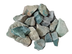 Copeaux de marbre vert foncé, graviers de qualité supérieure, pierres concassées, lavage à l'eau, agrégat d'agate, pierre naturelle - Product Image 6