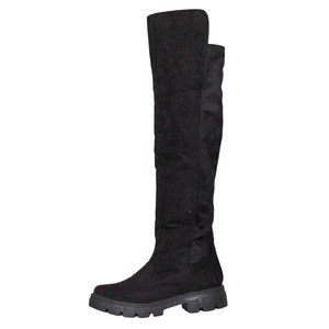 Bottines noires pour femmes, au-dessus du genou - Product Image 2