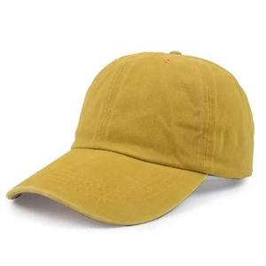 Gorras de béisbol deportivas suaves sin estructura de algodón lavado Vintage desgastado para hombre con logotipo personalizado unisex - Product Image 4