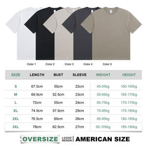 T-shirt imprimé personnalisé pour hommes T-shirt à manches courtes surdimensionné du fabricant T-shirt vierge pour hommes - Product Image 3