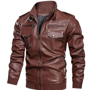 Top tendance personnalisé Slim Fit hommes vestes en cuir 100% Pure Street Casual Fashion entièrement personnalisable avec des quantité minimale de commande bas - Product Image 3