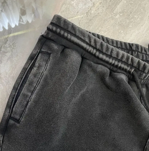 Ensemble de survêtement court personnalisé avec logo 2025, été, 300 GSM, lavé, 100% coton, sérigraphie - Product Image 4