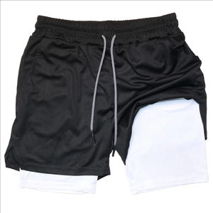 Shorts de course en maille personnalisés pour hommes Séchage rapide Shorts de sport athlétiques pour hommes avec poches - Product Image 5