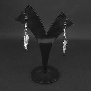 Jewljunk oxidised การออกแบบใบประณีต dangler ต่างหูรุ่น1314570 - Product Image 1