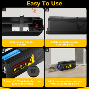 Wholesale OEM/ODM Smart Electric Mouse Trap 2000V High Voltage <strong>Electronic</strong> Rodent Zapper Fast <strong>Rat</strong> <strong>Killer</strong> for Indoor Pest Control - Product Image 6