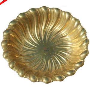 Cuenco decorativo para servir comida en forma de mango acabado plata metal único para hotel en casa - Product Image 3