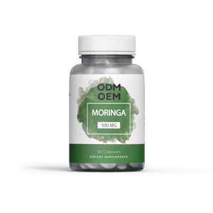 Suplementos orgánicos de 90 cápsulas de extracto de Moringa, hierbas naturales, inmunidad y apoyo energético - Product Image 1