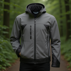 Veste Softshell de Travail Taille M Gris/Noir ELYSEE - Product Image 3