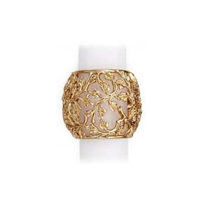 Wholesale Stainless Steel Napkin Ring Royal Gold Plating Embossed <b>Bow</b> Design Vintage Wedding Decorative Napkin Ring Polished - Product Image 5