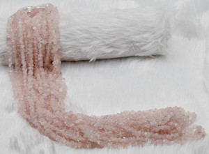 Cuentas de Cuarzo Rosa Natural de Primera Calidad, Sin Cortar, Piedras Curativas para Joyería y Meditación - Product Image 6