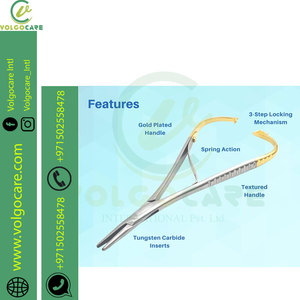 ที่จับเข็ม Mathieu Ligature Elastic Placing Needle Holder ขนาด 5.5 นิ้ว พร้อมตัวแยกเข็มทังสเตนคาร์ไบด์ - Product Image 4
