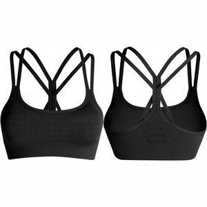 สปอร์ตบราสำหรับผู้หญิงเสื้อชั้นในคอรูปตัวยูมีสายรัดสำหรับเล่นโยคะเสื้อชั้นในเล่นกีฬาแบบเรียบง่ายสำหรับผู้หญิงสินค้ามาใหม่ - Product Image 1