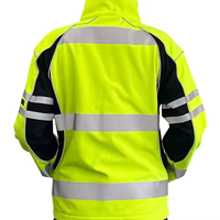 Chaquetas de Trabajo de Alta Visibilidad para Hombre, Chaquetas de Seguridad Reflectantes Impermeables de Alta Visibilidad