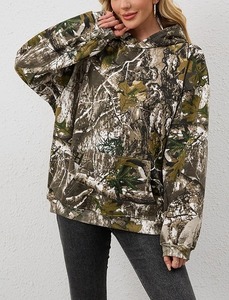 Nouveau Camo De Luxe Femmes Hoodies Haute Qualité Coton Polaire Acide Lavage Pull Lourd Streetwear Boxy Fit Hiver Automne - Product Image 4
