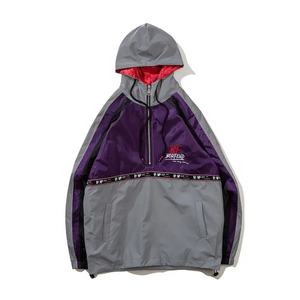 Sudaderas con capucha reflectantes Unisex con estilo deportivo Punchin Color Block Street Style 100% algodón y poliéster ropa de calle de invierno - Product Image 2