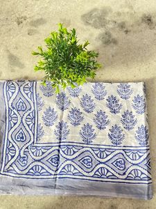 Pareo de mujer, bufandas ligeras de algodón para el cuello, gasa de algodón indio hecho a mano, estampado de bloques, cubierta de playa de verano Pareo - Product Image 6