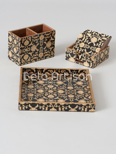 Posavasos Cuadrados de Madera MDF, Alfombrilla de Madera para Taza de Té, Posavasos en Blanco para Sublimación, Material de PU para Impresión por Transferencia de Calor 2025 - Product Image 4