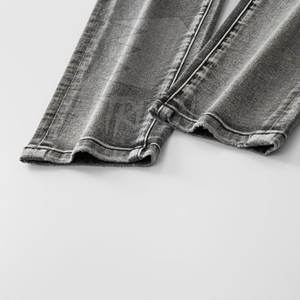 Pantalones vaqueros rasgados ligeros para hombre al por mayor patrón sólido ropa de invierno al aire libre transpirable y lavable - Product Image 3