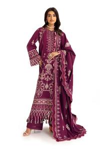 Ladies Best Winter 2025 Fournisseur Ladies Summer Shalwar Kameez Suit Traditional Design Solid Pattern Washable Lawn Outfit - Product Image 5