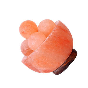 Cuenco de Sal del Himalaya con Cable USB y Regulador de Intensidad, Hecho a Mano, Tacto Real, Artesanía Orgánica Natural, Decoración para Fiestas y Bodas, Lámpara de Sal PK al por Mayor - Product Image 4