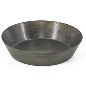 Bandeja Decorativa de Metal Martillado en Negro Mate |   Bandejas Redondas de Hierro Hechas a Mano para Decoración del Hogar, Centro de Mesa Otomano, Mesa de Café - Product Image 4