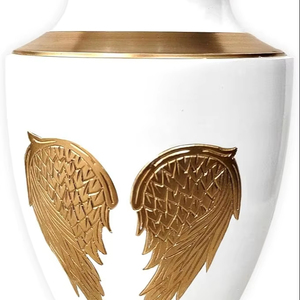 Handmade <b>Large</b> Adult Size Mosaic Aluminium Glass Cremation <b>Urn</b> Individual Tiles Hand Applied Unique Funerals Funeral Supplies - Product Image 1